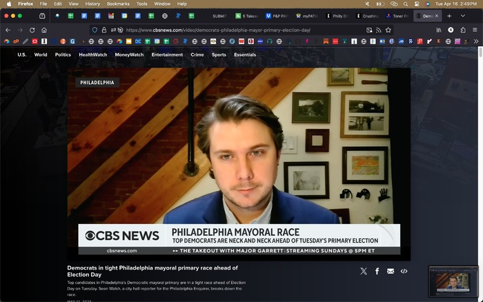 Sean on TV